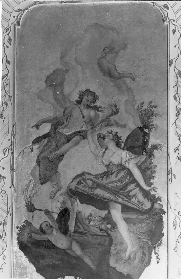 L'Aurora riceve la fiaccola da Diana - Palazzo Giusti del Giardino, Verona